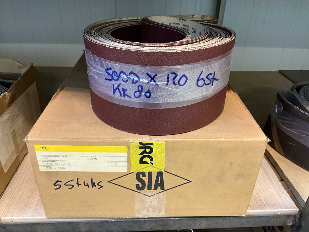 Curea de șlefuire Sia 120x5000 (6x)