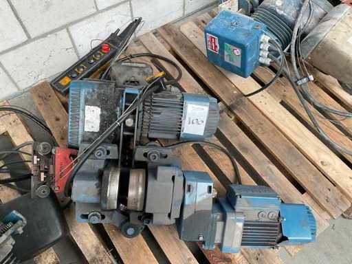 Treuil à chaîne Demag DKUN 5-500 K V1 F4 1994 avec chariot
