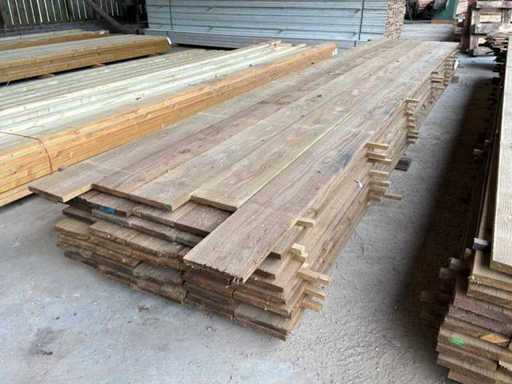 Wooden planks 5000x195x22mm (45x)