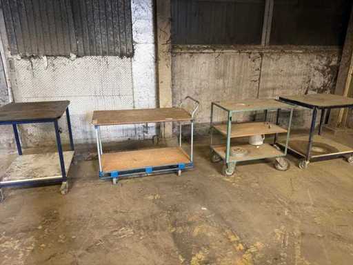 Magazijnkar (diverse types) (4x)