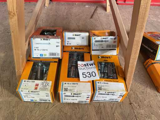 6 x boxes of anchor bolts