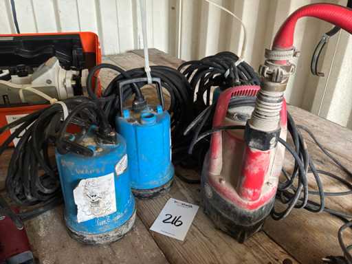 Submersible pump (4x)