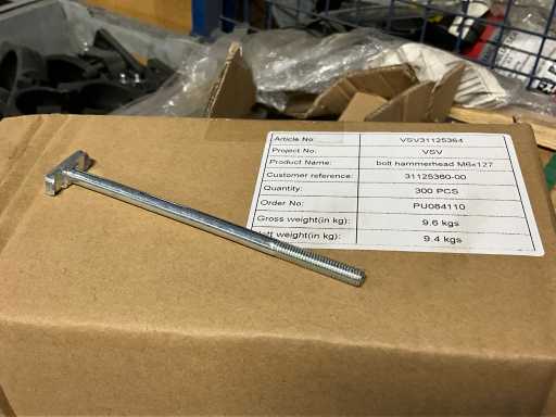 Partij hamerkopbouten