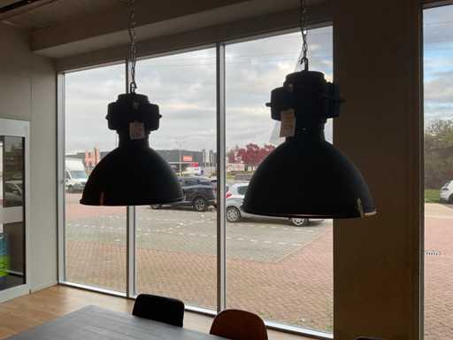 Lamp? suspendat? cu aspect industrial (2x)