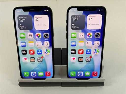 Apple iPhone 12 - 128GB - Nero (2x)