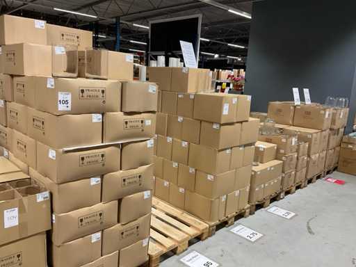 Horse copper Pelle, Paola Batch of glass vases