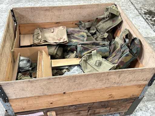 Batch of different army bags