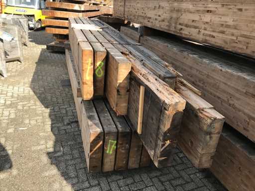 Wooden trusses 13.5x55x530cm (6x)