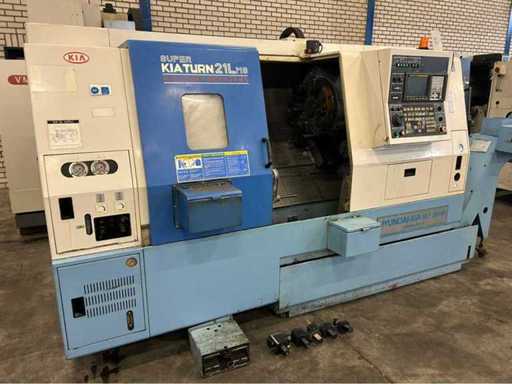 2005 Kia Heavy Industries Super Kia Turn 21LMS CNC-Drehmaschine