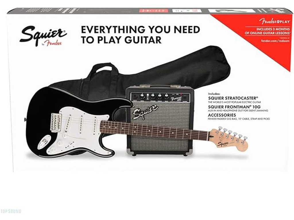 Fender Squier Pack Affinity Strato Frontmann E-Gitarre
