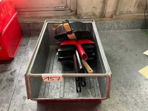 Formi open-fronted storage box with contents