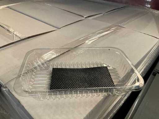 Vassoi RPET 73/38 trasparenti + Pad (5376x)