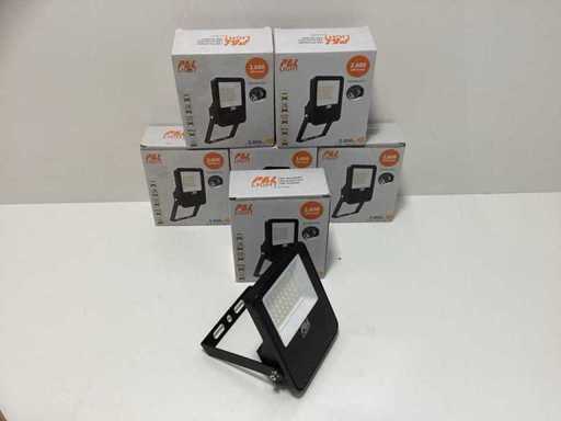 (6x) P&L Light LED-Lampe / Baulampe - 20W - 2600lm