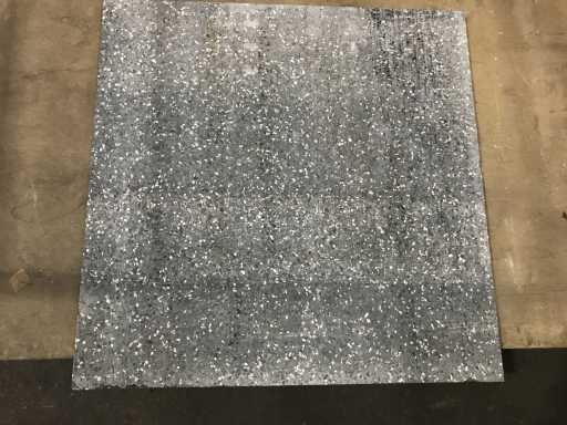 Natuursteen mozaïek tuintegel ca. 21,60m2 terrazzo