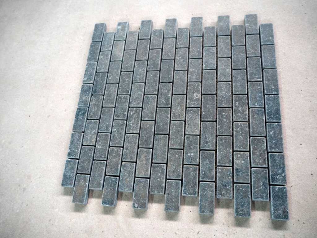 Natural stone mosaic mats 4,3m²