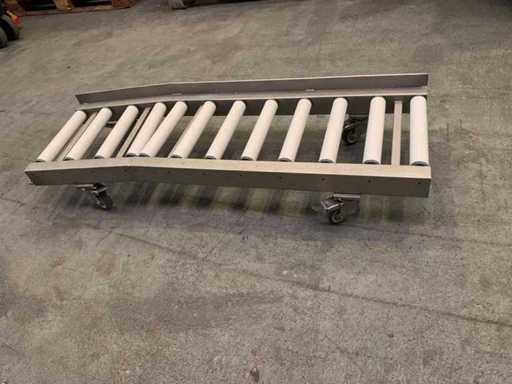 Przenośnik rolkowy na kołach