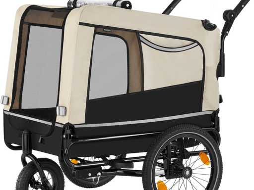 Chariot pour chien WoofRider - beige