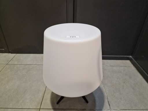 Life Garden Lamp Model D Modèle bas à jambes croisées noires avec LED RGB 