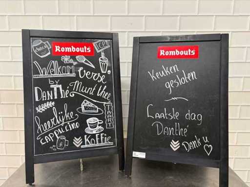 Rombouts - Panneau de trottoir (2x)