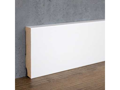 96 meter  MDF Luxe muur plinten 2400 x 58 x 12 mm
