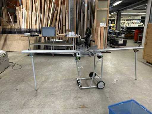 Juego de sierra transversal Festool Kapex KS120, hoja adicional de sierra, buen estado 
