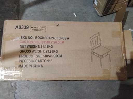 Scaun de buc?t?rie metalic (6x)