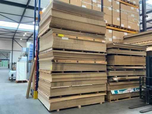 Decoratie spaanplaat ca. 22m3