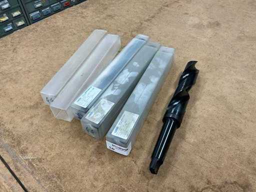DIN 345 Type N HSS Twist Drill with Morse Taper 44.00 mm (4x)