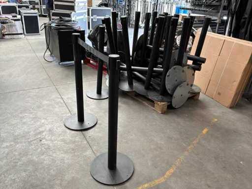 Autres accessoires - potelet noir pour sécurité soirée