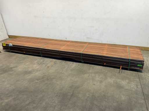 Piantato regolare di Angelim Vermelho 450x9x4,5 cm (20x)