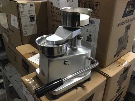 Ggg Hf-100 RVS hamburgerpers 10cm