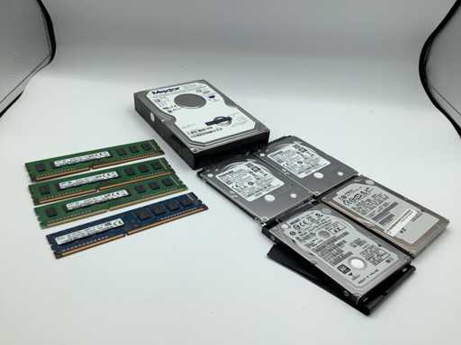 Diverse Sata en RAM Interne hardeschijf (9x)