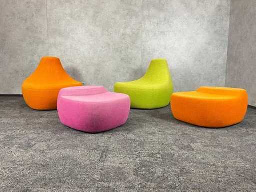 Wyspa Moroso Saruyama – zestaw salonowy z designem