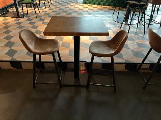 Satellite Rectangle Dining Table with Chairs