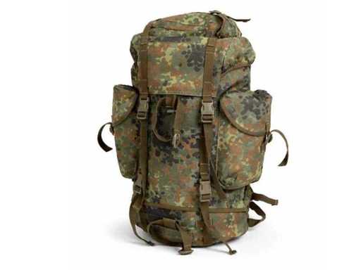 Originele Bundeswehr Gevechtsrugzak 65L Flecktarn (10x)