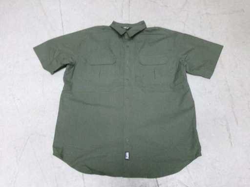 Buitenshirt, korte mouwen, groen, zo goed als nieuw (CR1) (8x)