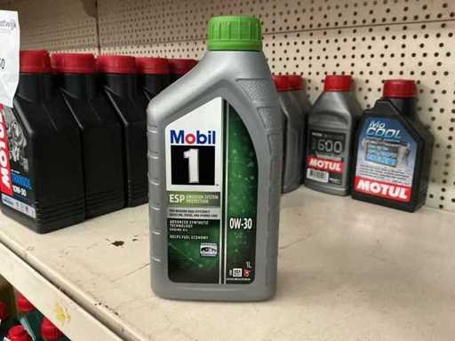 Mobil, capacità 1 litro Olio motore (6x)