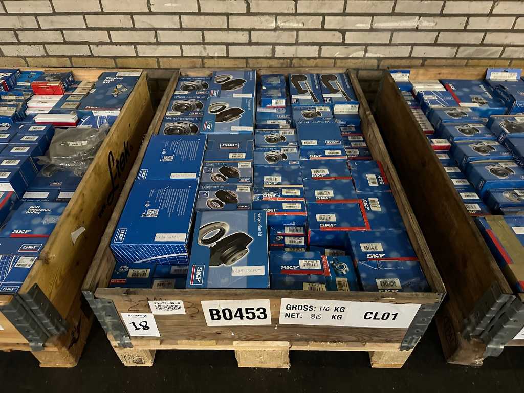 86kg (net) with various (automotive) bearings from SKF (B0453) CL01