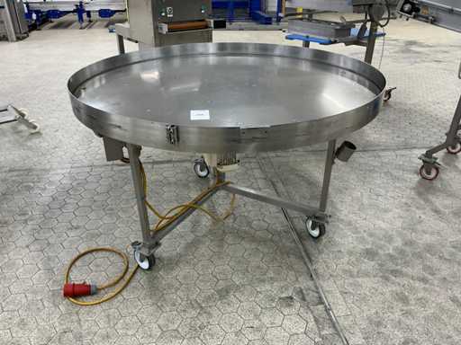 RVS roterende buffertafel