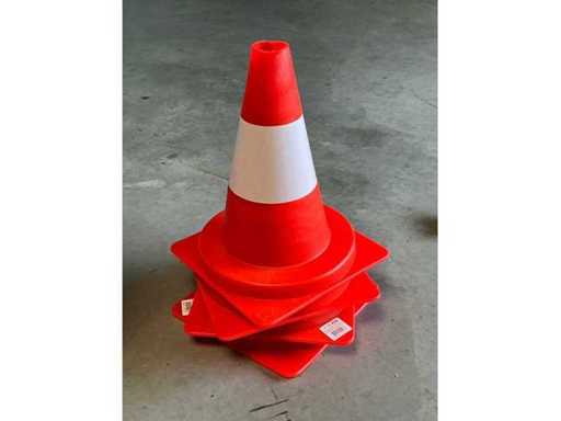 Kunststof verkeerskegel (4x)