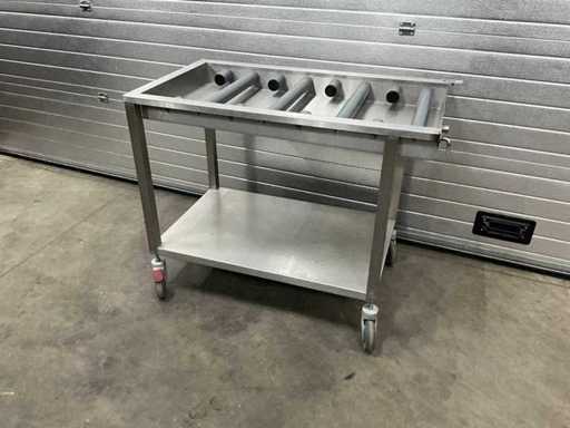 Stainless steel roller conveyor