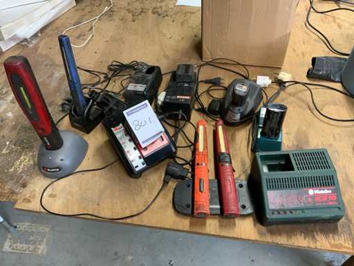 Încărcătoare de baterii și lanterne