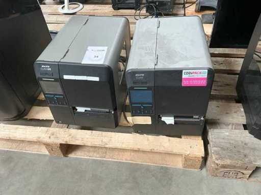 Sato CL4NX Etikettendrucker (2x)