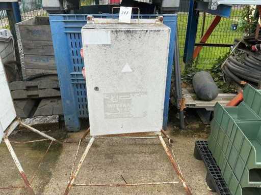 Boîte de comptemètre de cour