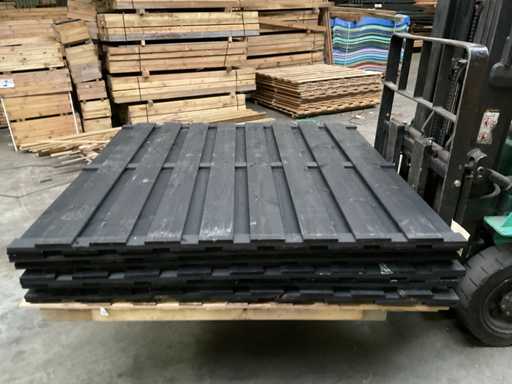 Plasă de grădină cu molid impregnată negru - 180x180 (6x)