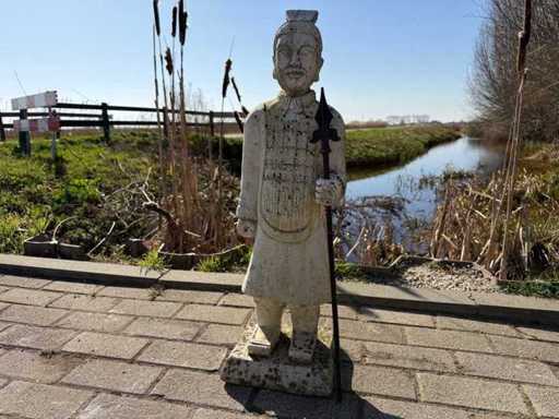 Guerriero cinese alto 77 cm