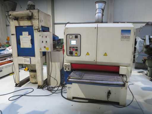 WEBER BLC-1P-100 Sheet Metal Deburring Machine