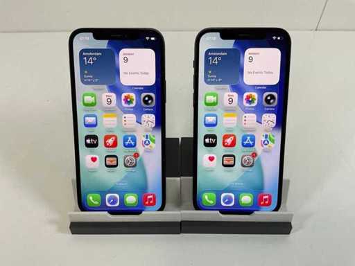 Apple iPhone 12 - 64 GB - Black (2x)