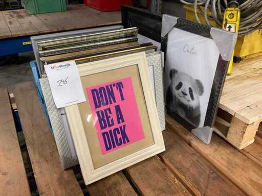 Verschiedene Bilderrahmen (18x)