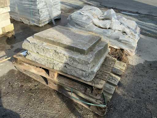 Pièces de taille de pierre naturelle 3x